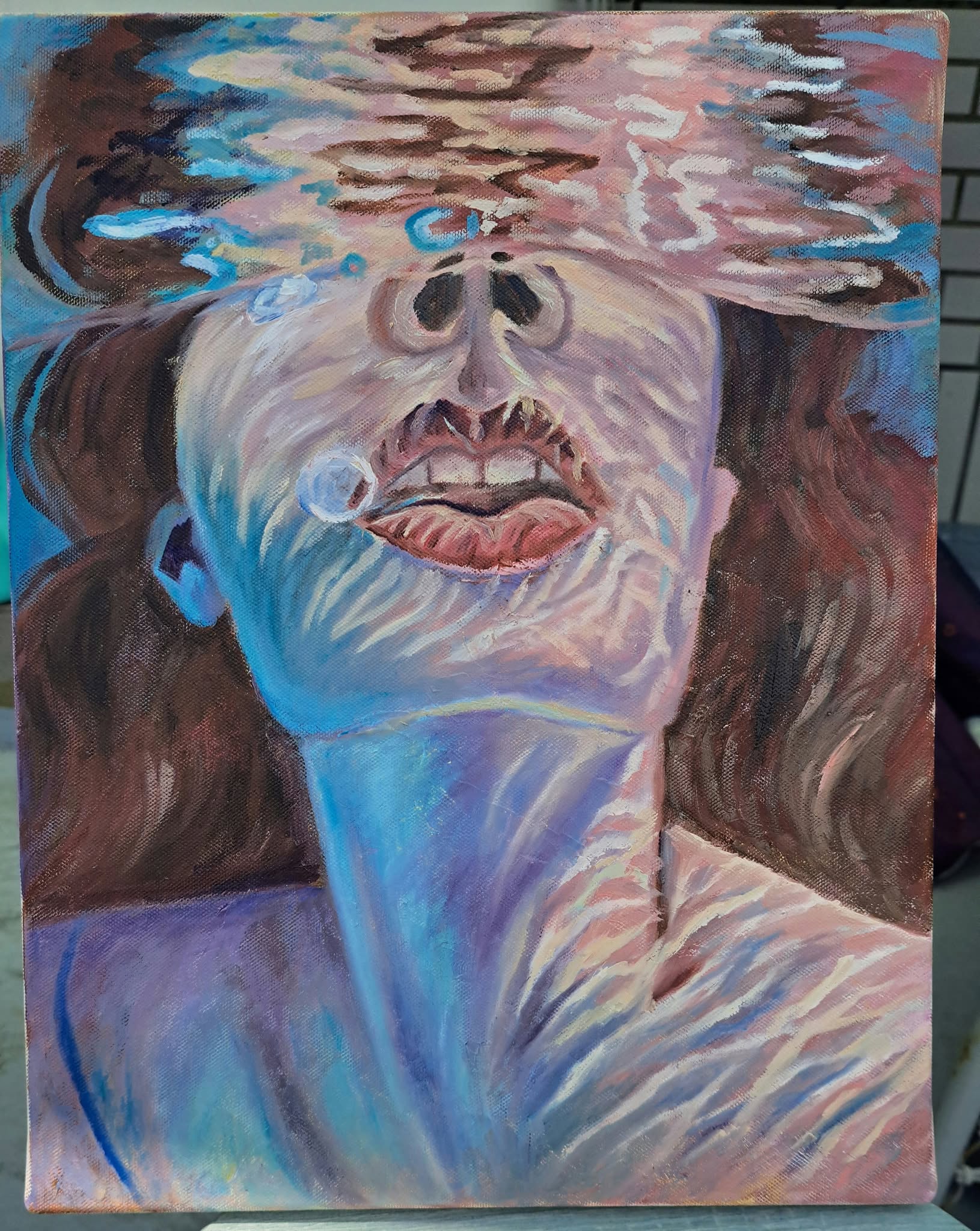 作品：水中肖像
